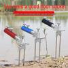 Universal Adjustable Fishing Rod Holder with Thickened Ground Plug and Carbon Fiber Bracket
