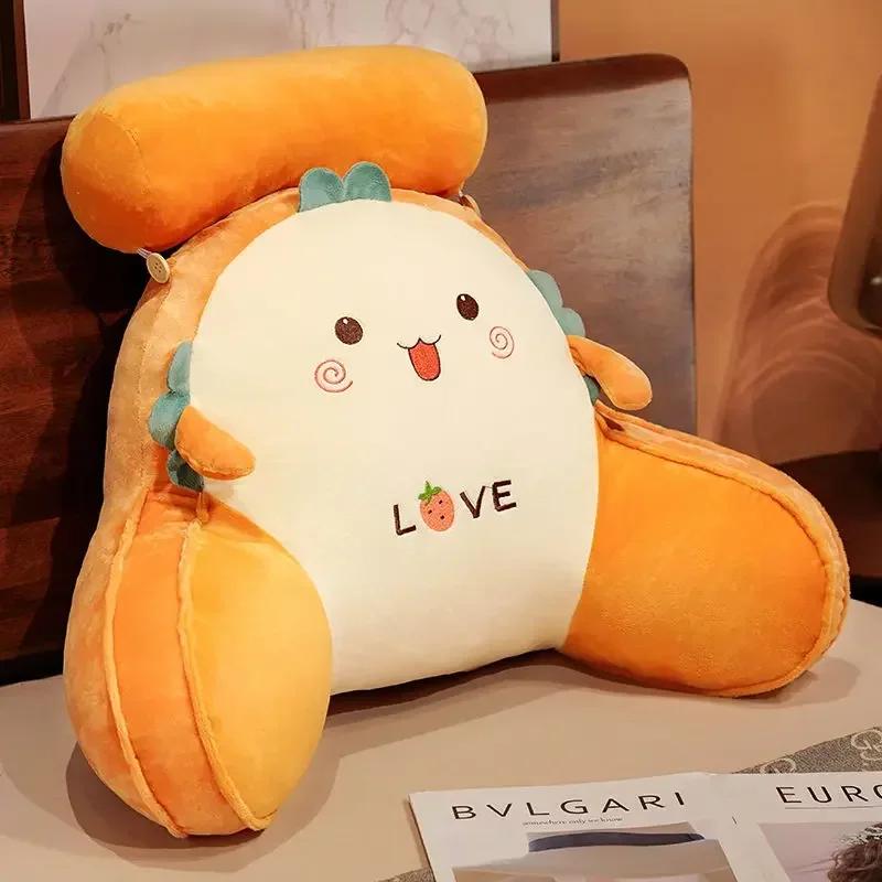 

Reading on A Washable Bed Pillow Waist Protection Pillow Living Room Sofa Backrest Seat Cushion Office Dormitory Chair Cushion 50xH35cm