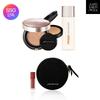 Radiant Cushion Refill Included + Ampoule Set + Black Round Pouch + Blush Blur Mini