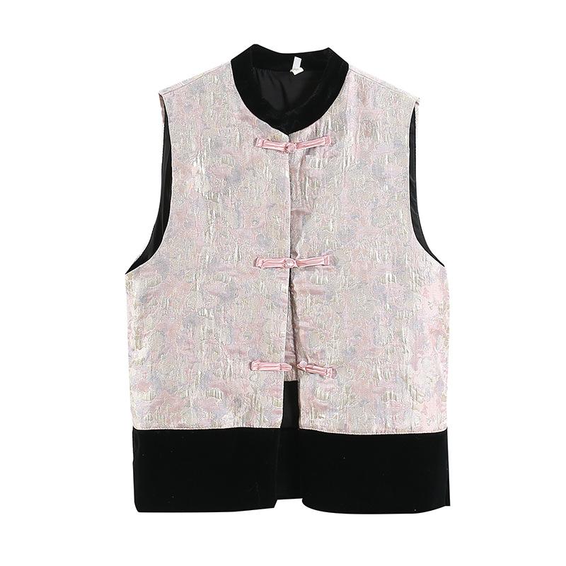[Factory Direct Sales] Type 2025 New Button Jacquard Vest Top Premium Versatile Small Man