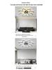 Silent Modern Flush Mount Ceiling Fan Light for Living Room/Bedroom