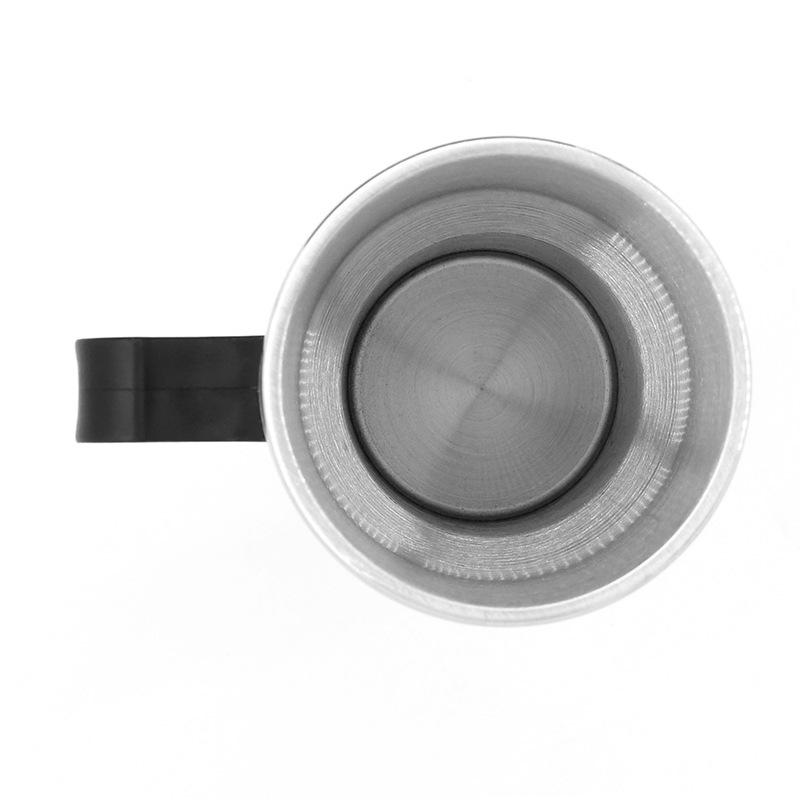 12V Double-Layer Stainless Steel Car Heating Cup, 450ml Capacity