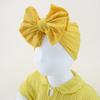 Baby Hair Accessories Nylon Big Bow Children'S Headband Super Soft Wide Headband Baby Stockings Headband