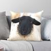 Suffolk Sheep Portrait Pillowcase Polyester Linen Velvet Creative Zip Decorative Pillow Case Home Cushion Cover X