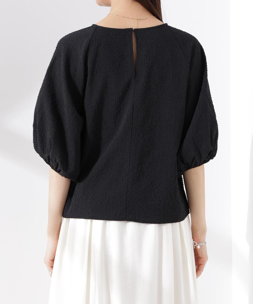 Nano Universe Women's Soccer Balloon Sleeve Pullover Blouse, Size F 090, Pink, 673-5121317