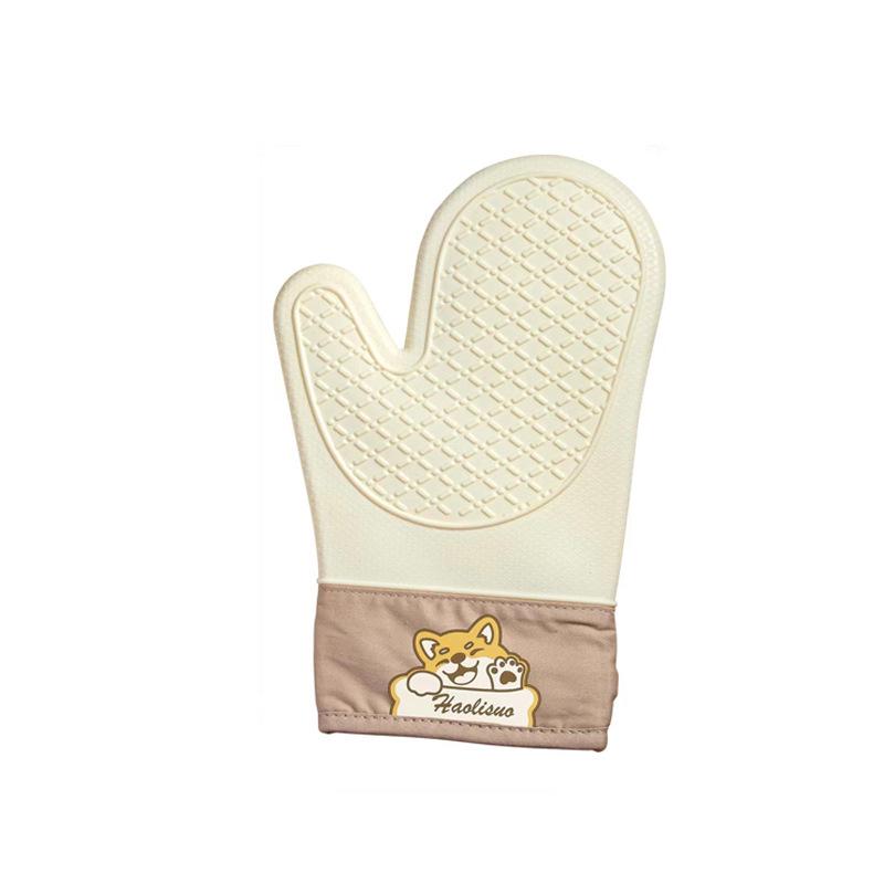 Thickened Silicone Non-Slip Oven Gloves: Heat Resistant, Anti-Scald Kitchen & Microwave Hand Clips