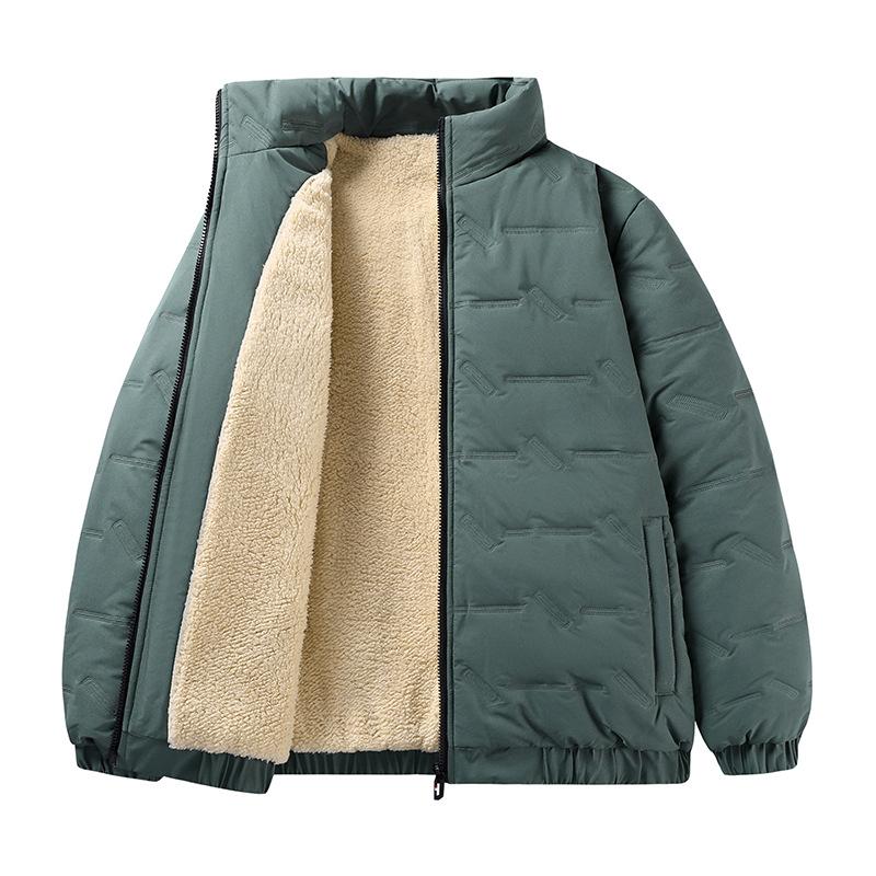 

Зимнее пальто из овечьей шерсти, мужское пальто из толстой шерсти, теплое, свободное и повседневное, большого размера XXXL