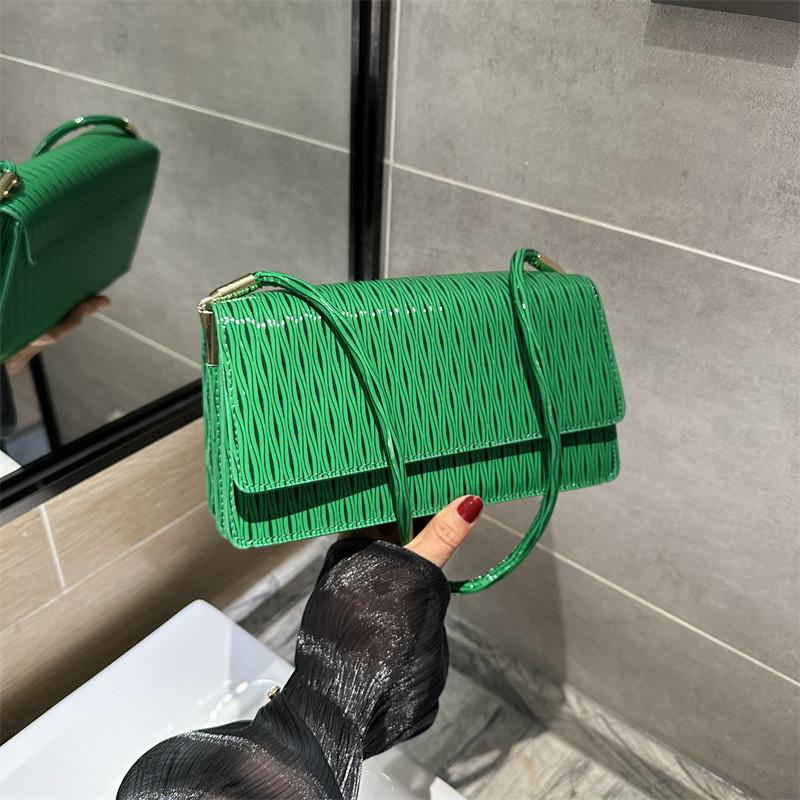 Stylish Black Pu Mini Shoulder Bag For Women Trendy Casual Small Square Purse