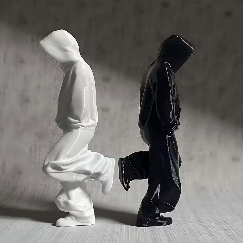 3D-gedruckte Heimdekoration Wohnzimmerdekoration Figur Harzhandwerk Skulptur Heimzubehör Figuren für Innenräume