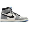 Jordan Air Jordan 1 High Top Vintage Basketball Shoes Men's Gray White DZ5485-003