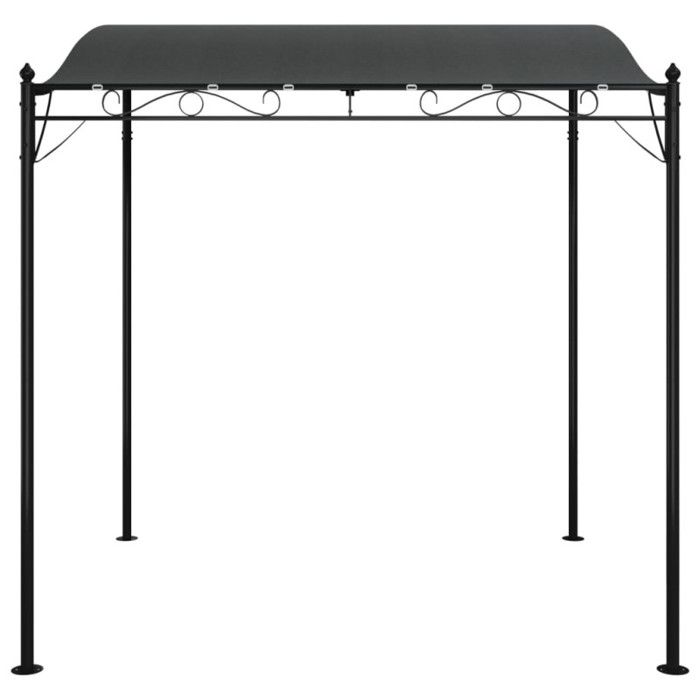 VidaXL Auvent anthracite 2x2,3 m 180 g/m² tissu et acier, belvédère, gazebo, tente de réception, belvédères, gazebo de 362392