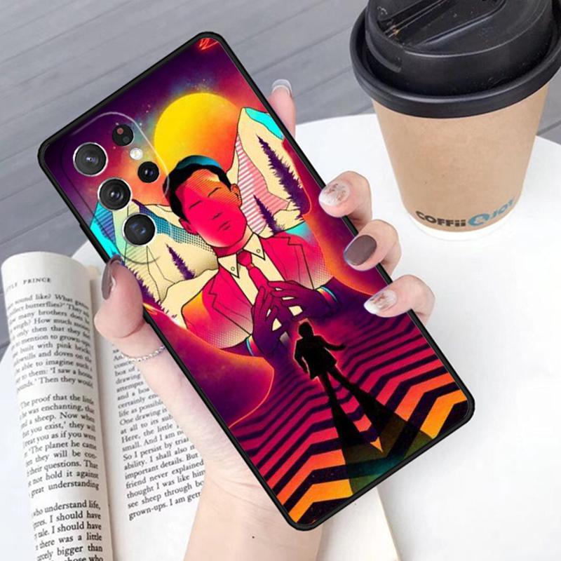 Welcome To Twin Peaks Black Lodge Red Room Phone Case Cover For Samsung Galaxy S24 S25 Ultra S21 S22 S10E Plus Note 20 FE S23