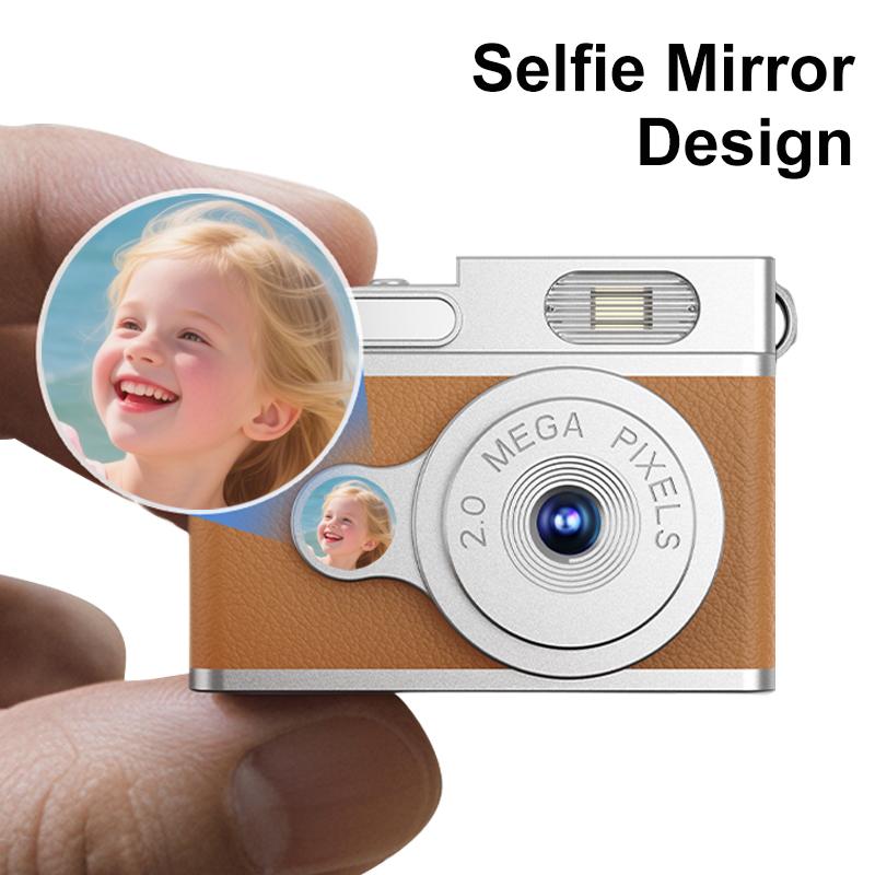 Tik Tok Retro 1080P Mini Camera 12MP Photography 1080P Video Recording Small Digital Camera Bodycam Compact Kids Camcorder