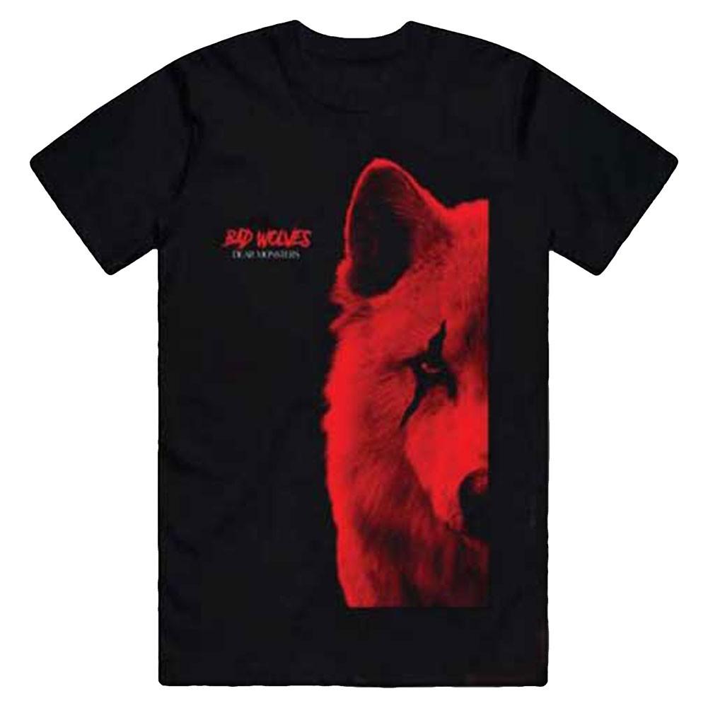 Men s Bad Wolves Dear Monsters Slim Fit T-shirt Large Black M