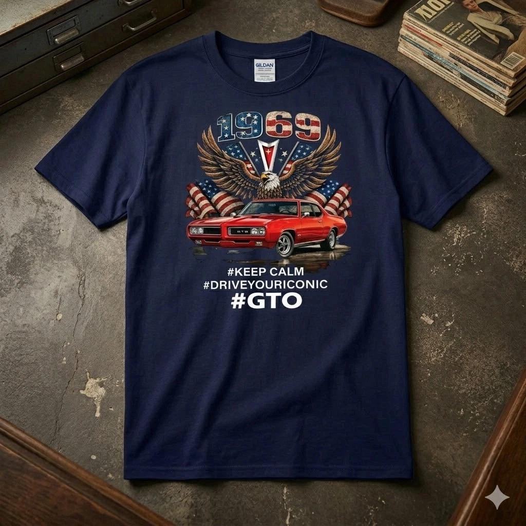 Plymouth Classic Car T-Shirt 1965 Vintage Auto Graphic Tee XL