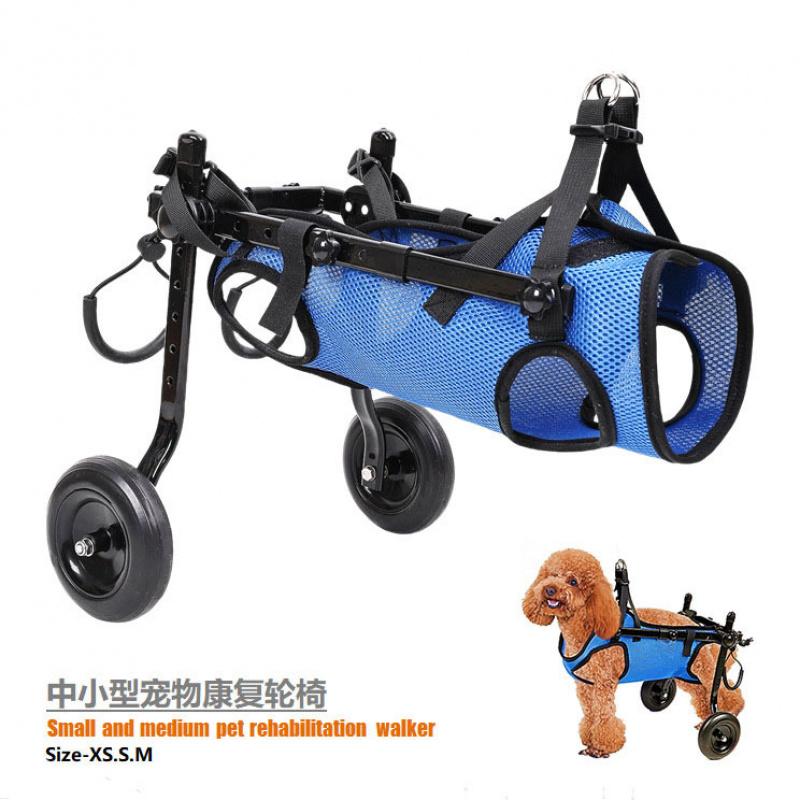 Pet walking wheelchair for elderly dogs with mobility issues