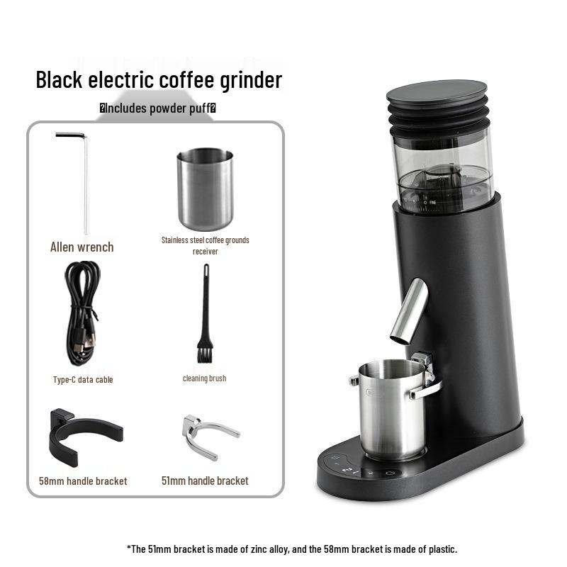 Electric Coffee Grinder & Powder Duster for 685/683/583 Models - Includes Tool for Removing Residual Fine Powder