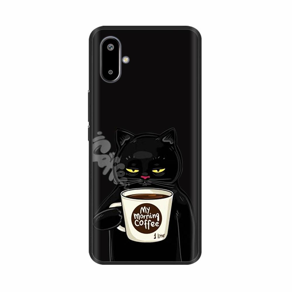 For Samsung Galaxy M06 5G Case SM-M066B Fantasy Flowers Phone Housing Soft Slim TPU Silicone Cover For Galaxy F06 Phone Cases