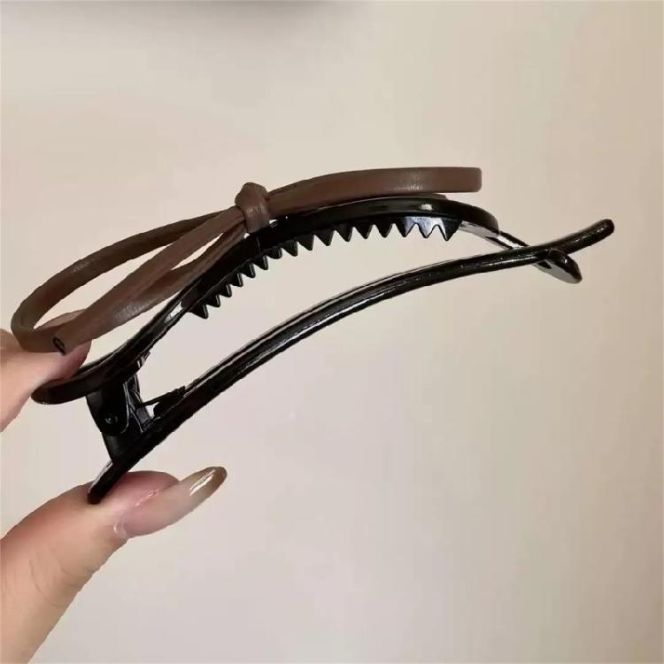 Fashionable Bows Hair Barrettes Unique Clamp Hairpin Hair Clip Stylish Bows Hair Accessory Casual Use