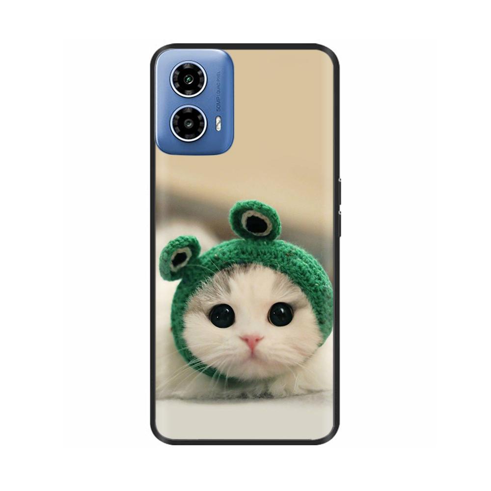 For Moto G34 5G Case Cover For Motorola Moto G34 Case motoG34 Soft Liquid Silicone Cartoon Phone Shell Protection Back Covers