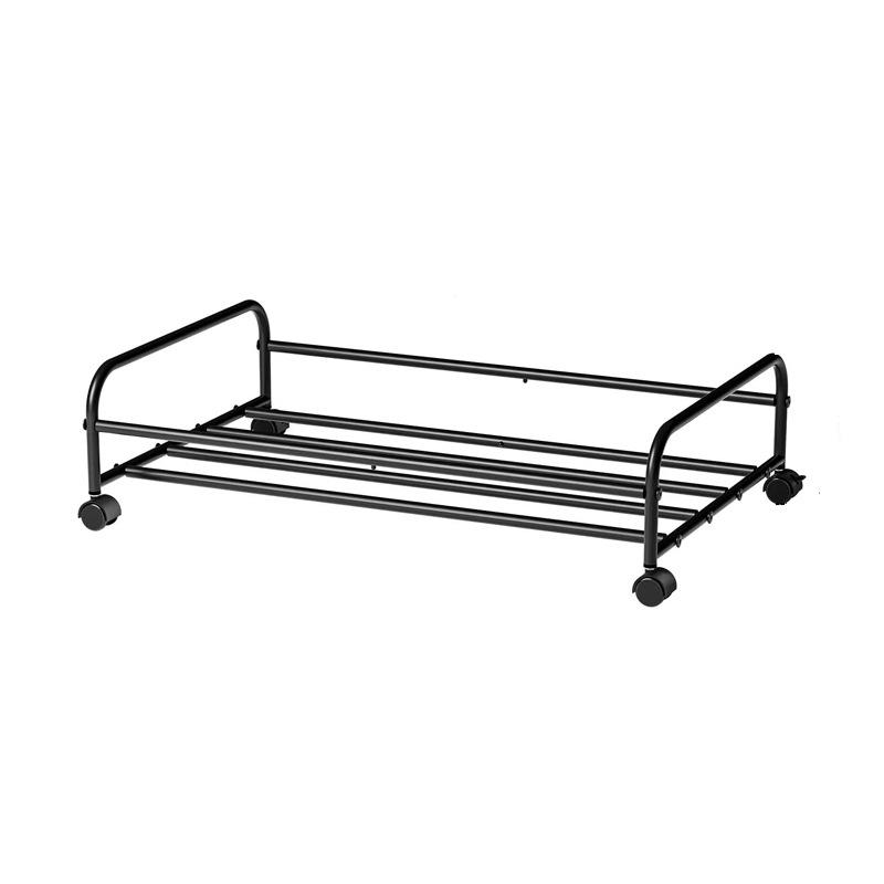 Curved Underbed Storage Box With Wheels Clear Dustproof Fabric Cover For Clothes Shoes Home Bedroom Space Saving Organizer