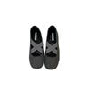 Woolen gray inner height increase single shoes with skirt Mary Jane shoes ballet French shoes spring and autumn soft women's shoes