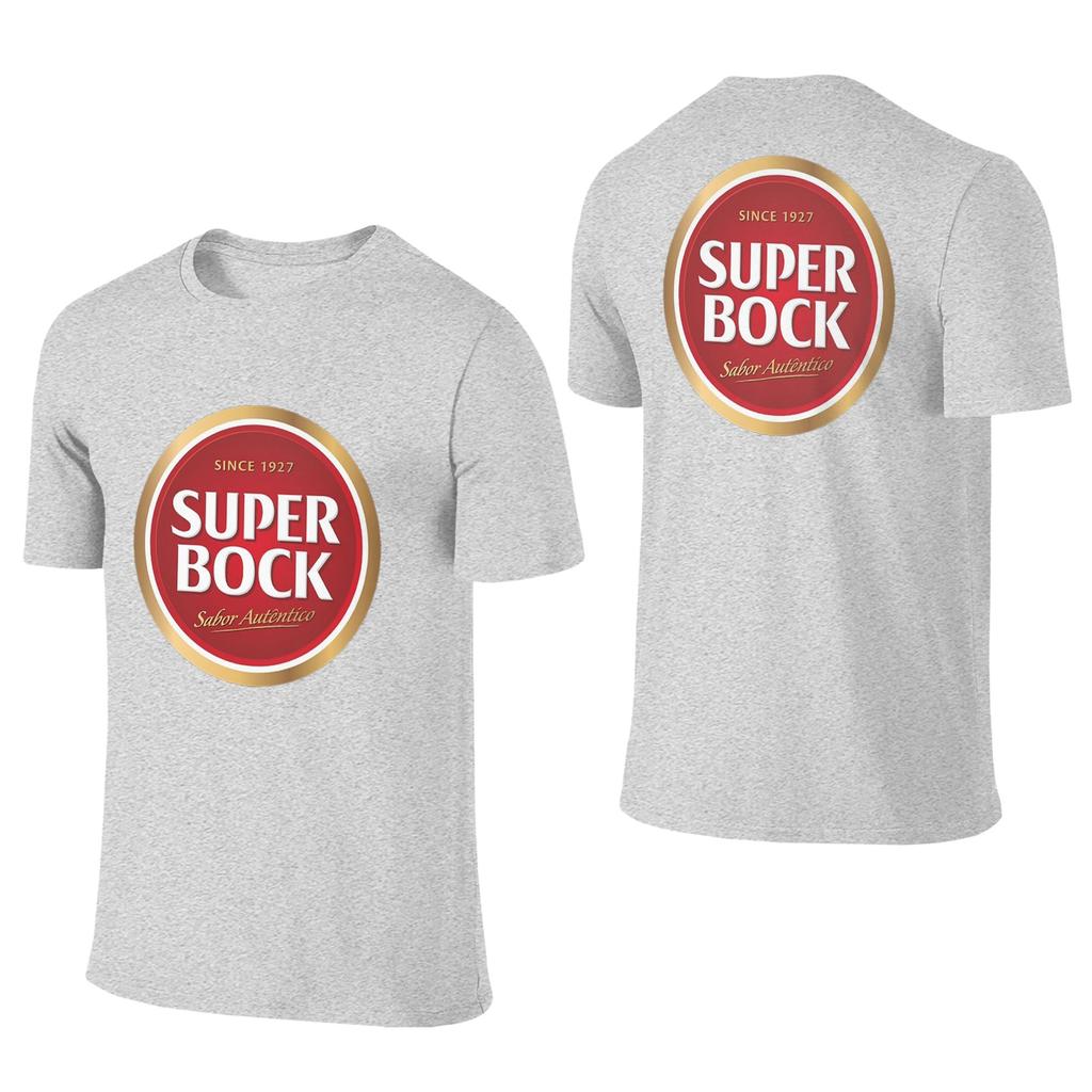 100% Cotone Super Bock Dal 1927 Maglietta Unisex a Maniche Corte Maglietta Unisex Girocollo Magliette Estive Top S6xl