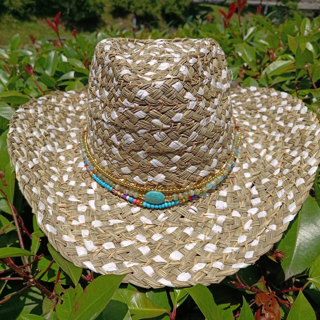 Leather Western Cowboy Hat Men'S Gentleman Godfather Hat Pu Material Panama Cowboy Hat Jazz Hat Sombrero Para Hombres