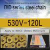 Motorcycle Chain Oil Seal Chain DID O-Ring 520 525 530 428 Chains 120 136 Links for Yamaha Kawasaki Suzuki for ATV for Dirt Bike