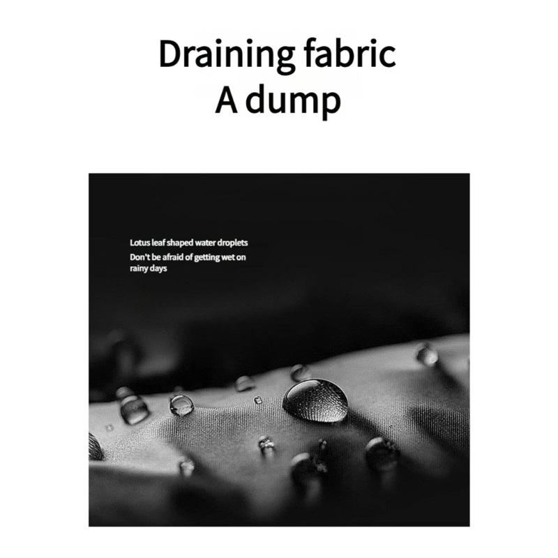 Motorcycle Rain Dust Sun Shield Wear Resistant Fabric Foldable Design Easy Storage And Quick Installation