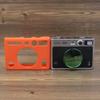 HIYQIN Instax Mini Evo Case, Silicone Travel Case, Shockproof, Protective Cover for Fujifilm Instax Mini Evo (Orange)