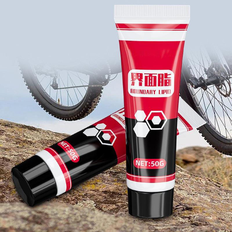 50g Bike Hub Bearing Grease Anti-creak Lubricant For Bottom Bracket Cassette White Lithium Grease For Mountain Road Bicycle Use
