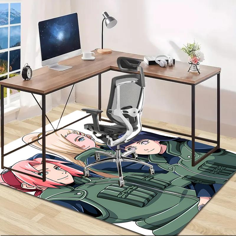 1pc NARUTO Design Area Rug - Non-Slip, Soft & Cozy Floor Mat for Living Room, Bedroom, Office - Indoor/Outdoor Decorative Carpet