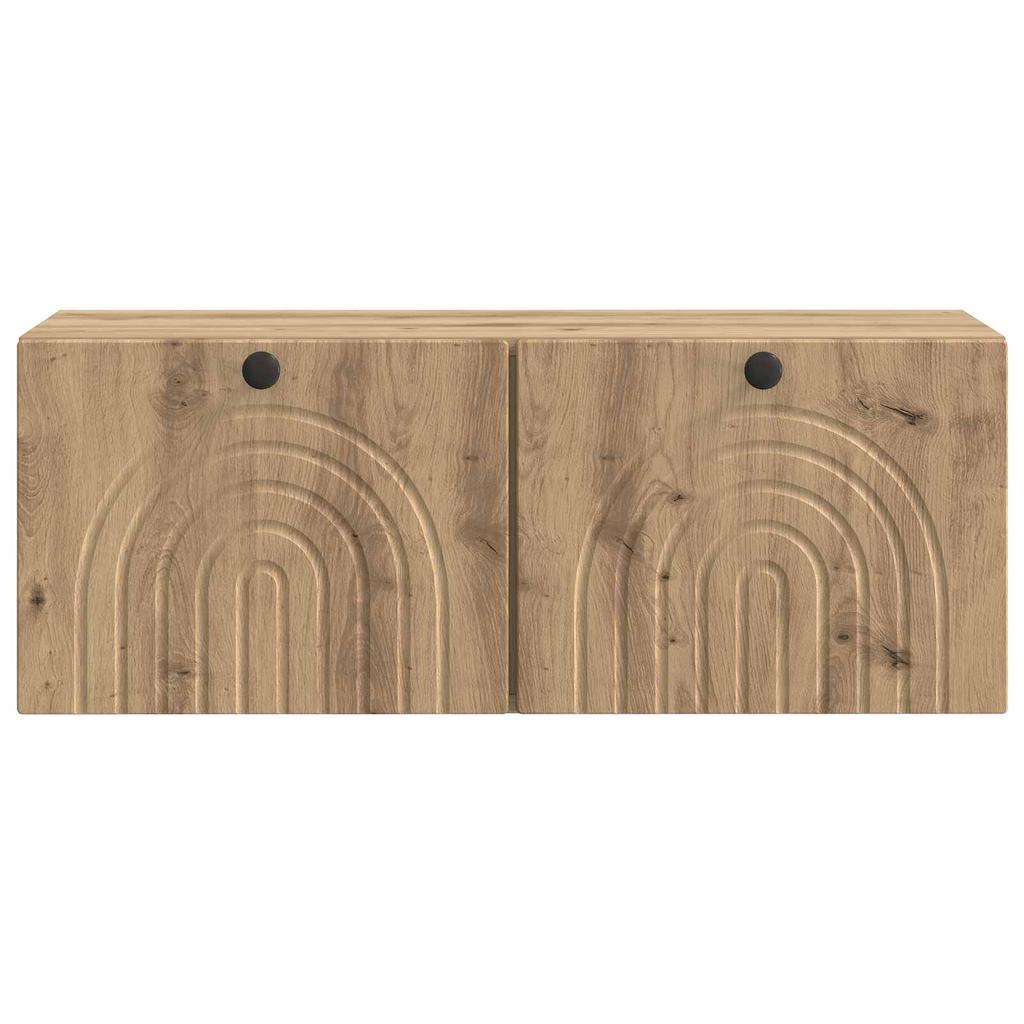 Wall Mounted TV Cabinet Artisan Oak 78.5 x 31 x 30 cm