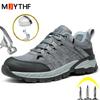 Male Electrical Insulated Shoes Composite Toe Safety Shoes Men Puncture-Proof Work Sneakers Men Outdoors Indestructible Shoes