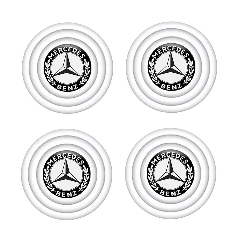Hot Car Sticker Car Door Silicone Cushion Pad Shock-absorbing Silent Pad Car Accessories For Mercedes Benz AMG New A/B/C/E Class