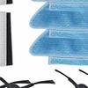For Aonus I8 Robot Vacuum Replacement Parts Kit With Main Brush Side Brushes Filters And Mop Cloths Compatible With T10s -Q6 SE