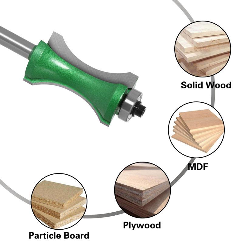 1pc 8mm Haste Côncavo Raio Fresas Meia Rodada Industrial Grau Fresagem Borda Bit Fresa Ferramentas Para Trabalhar Madeira