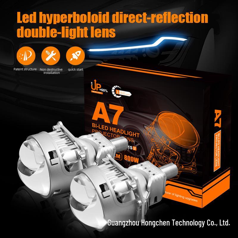 

A7 Супер Яркая Автомобильная Светодиодная Биксеноновая Линза Фары, Мощный Прожектор, 2.5/3.0 дюйма 2.5 inch Bi-xenon Lens