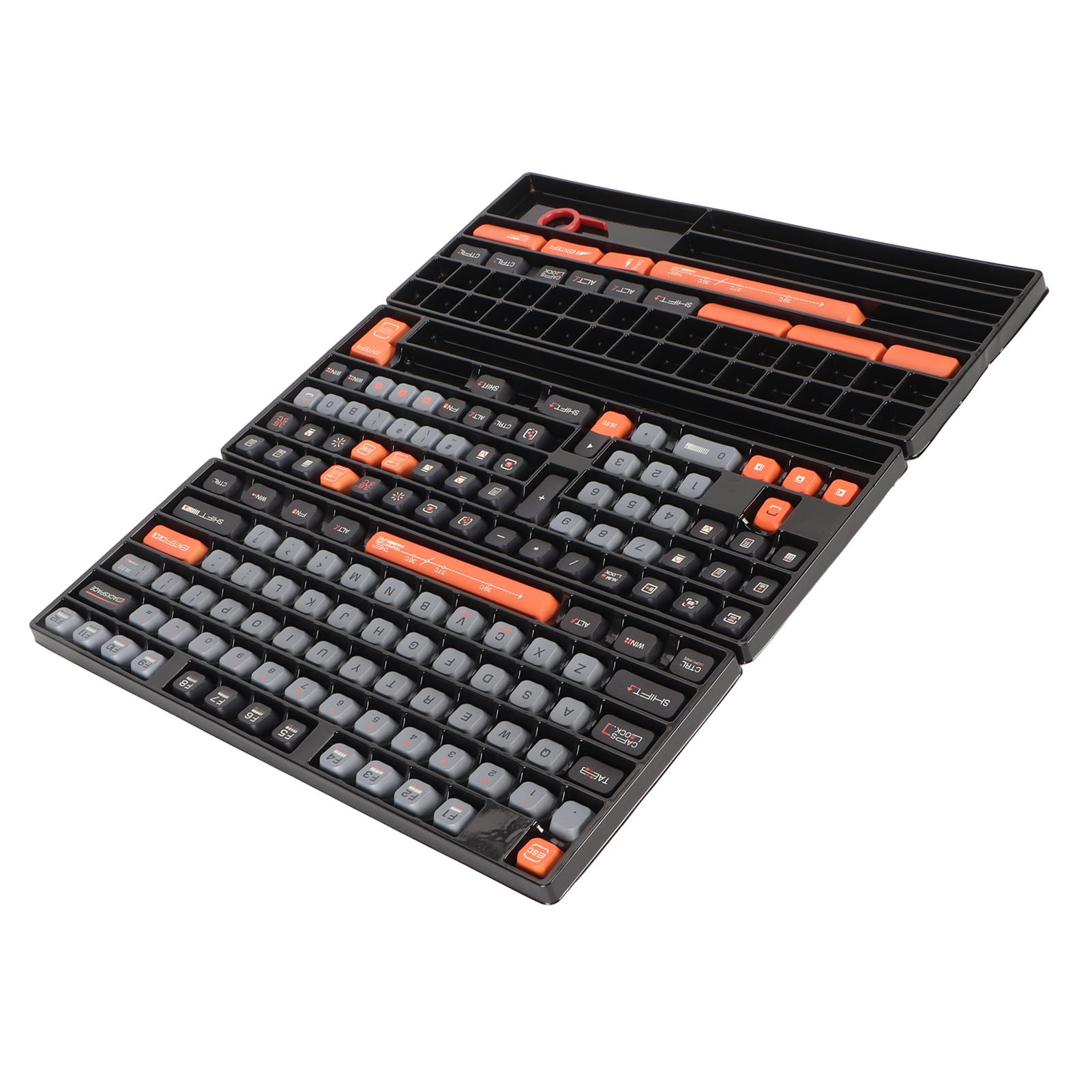 

154 клавиши PBT колпачки XDA высота пятисторонние термосублимационные механические клавиатуры колпачки для 61 87