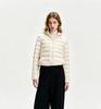 European down cotton clothes women's new short light and thin warm slim fashion jacket hooded