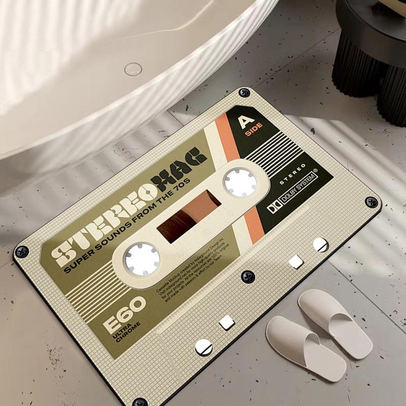 Cd Tape Diatom Mud Mat Bathroom Mat Floor Mat Entrance Door Mat Toilet Absorbent Foot Mat