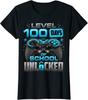 Stufe 100 Schultage Freigeschaltet 100. Schultag Damen Rundhals-T-Shirt Unisex T-Shirt