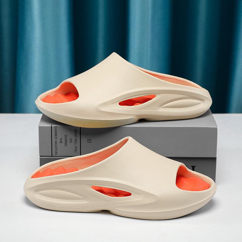 

Large size men s and women s slippers summer 2025 new teenagers wear breathable hollow casual couple sandals 45