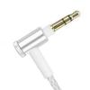 0.78mm Pin Silver Plated Sound Cable Braided PVC Design for TF10 Enhances Music Quality and Secure Connection