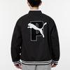 Puma Sports Casual Warm Baseball Cotton Jacket Men Jacket Black 532415-01
