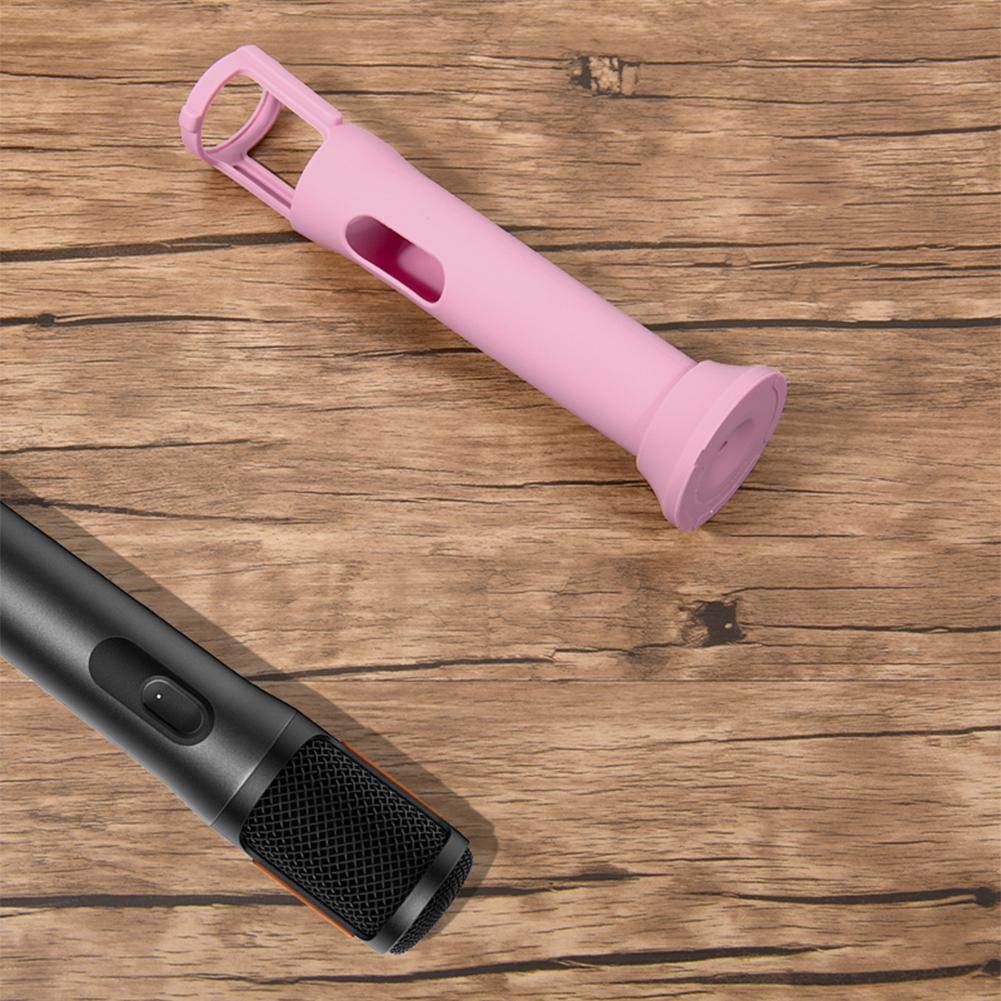 Silicone Case Anti-Rolling Mic Sleeves Microphone Stand for JBL PartyBox Wireless Microphone