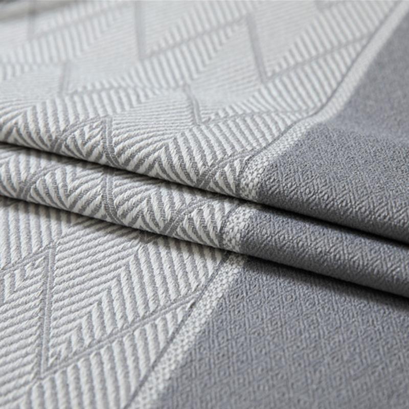 Față de masă Jacquard cu design Wave Tassel pentru masa de masă de Crăciun