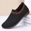 Spring/Summer 2025 Women's Fashion Slip-on Flat Bottom Breathable Shoes for Middle-Aged & Elderly
