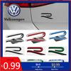 RSQ1 VW 2026 Hot New R Emblem Car Metal Body Tail Trunk Sticker Car Grill Badge Emblem For Volkswagen VW GTI Rline Polo Golf MK8 Toua